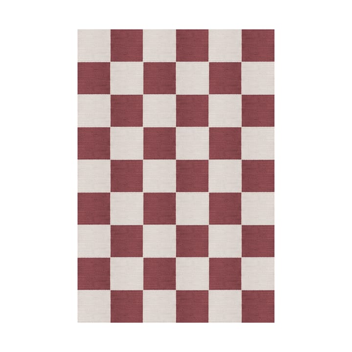 Chess wool 러그 - Burgundy, 140x200 cm - Layered | 레이어드