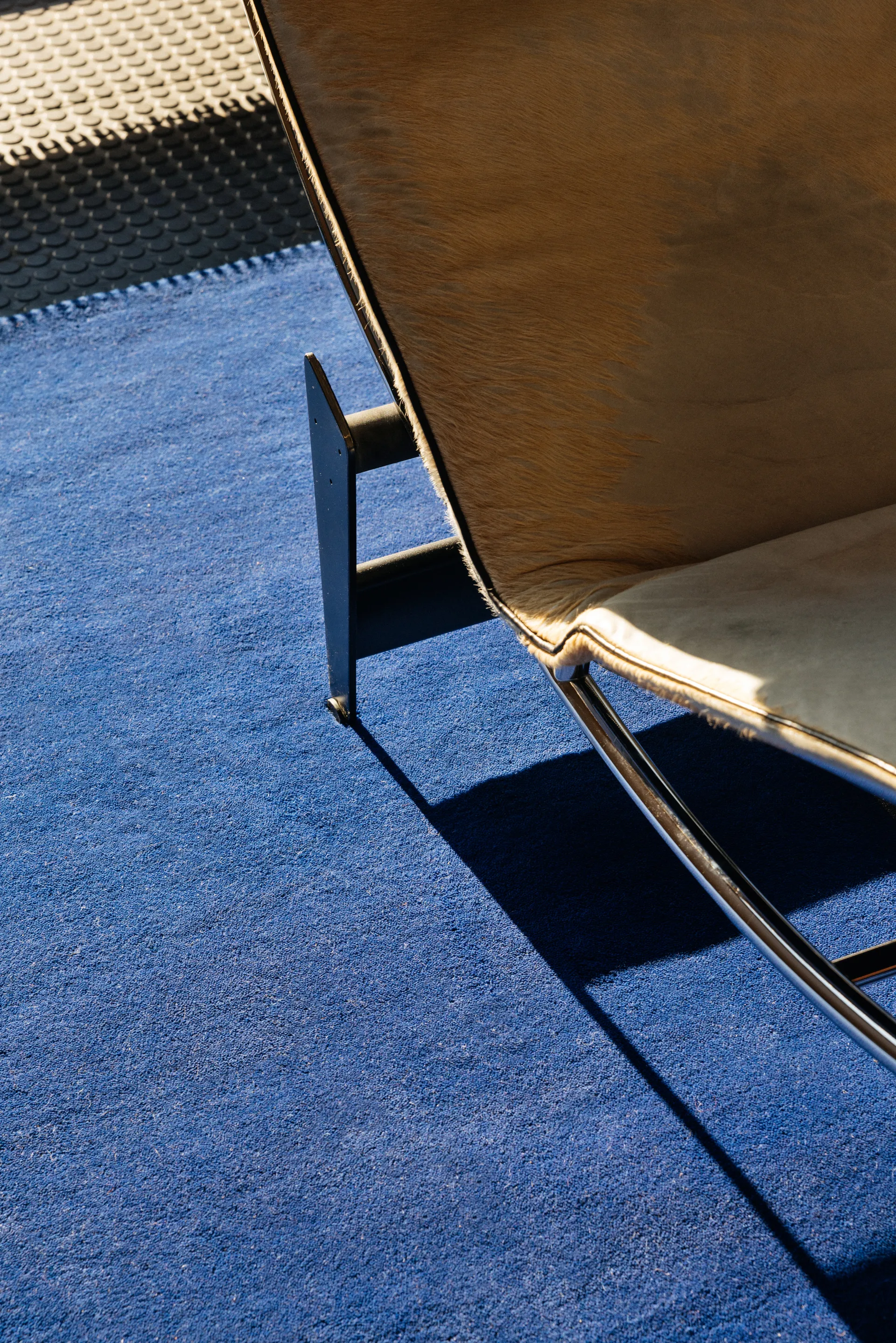 솔리드 울 울 러그, Dark blue, 200x300 cm Layered | 레이어드