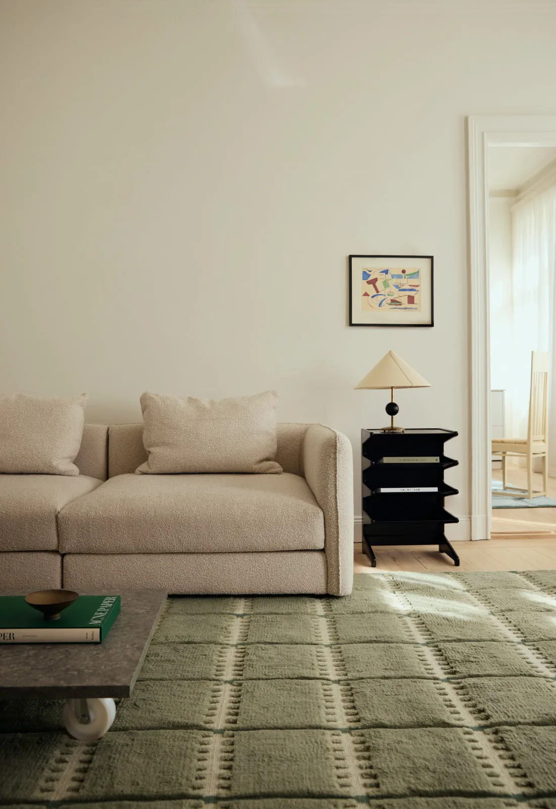 릴리 울 러그, Green, 200x300 cm Layered | 레이어드