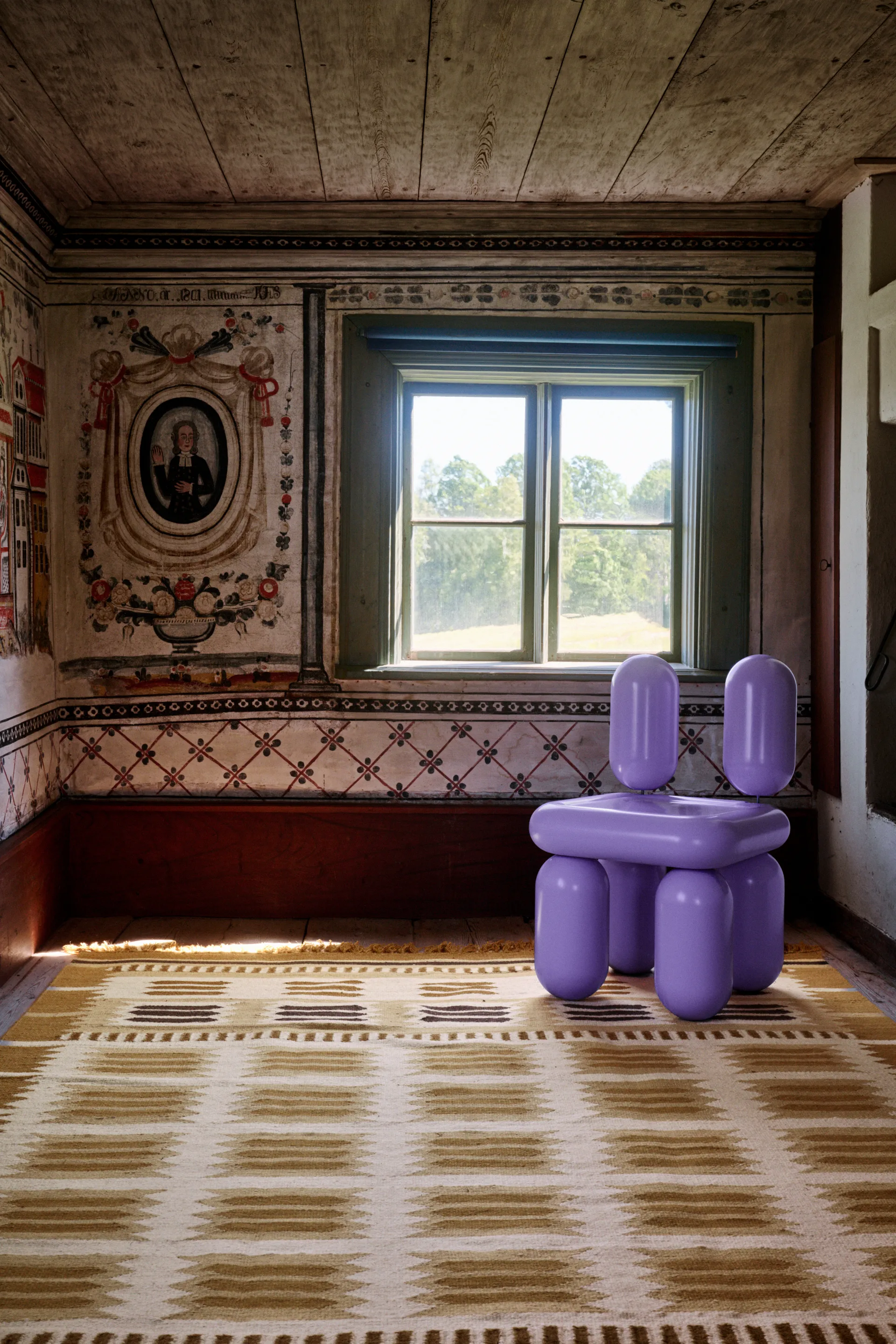 롤라칸 힐마 울 카펫, Marigold, 140x200 cm Layered | 레이어드