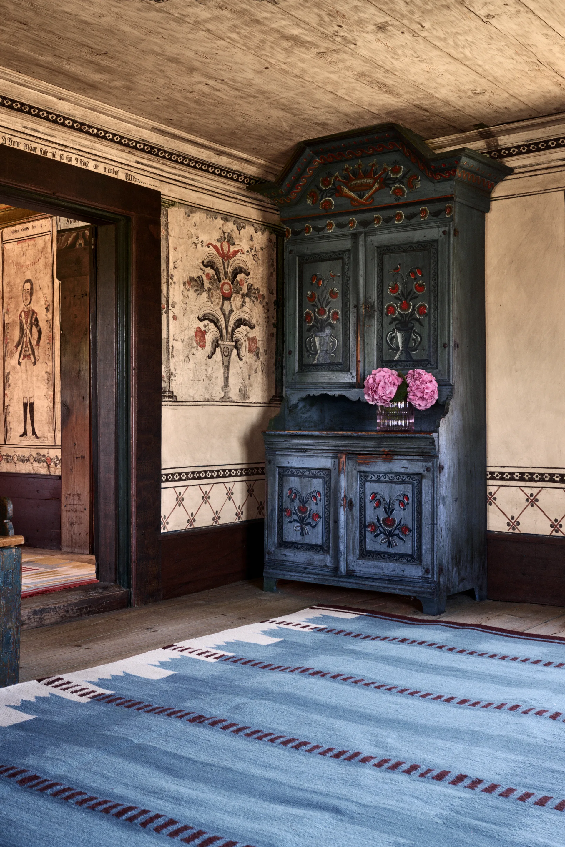 롤라칸 아이리스 울 카펫, Petrol, 200x300 cm Layered | 레이어드