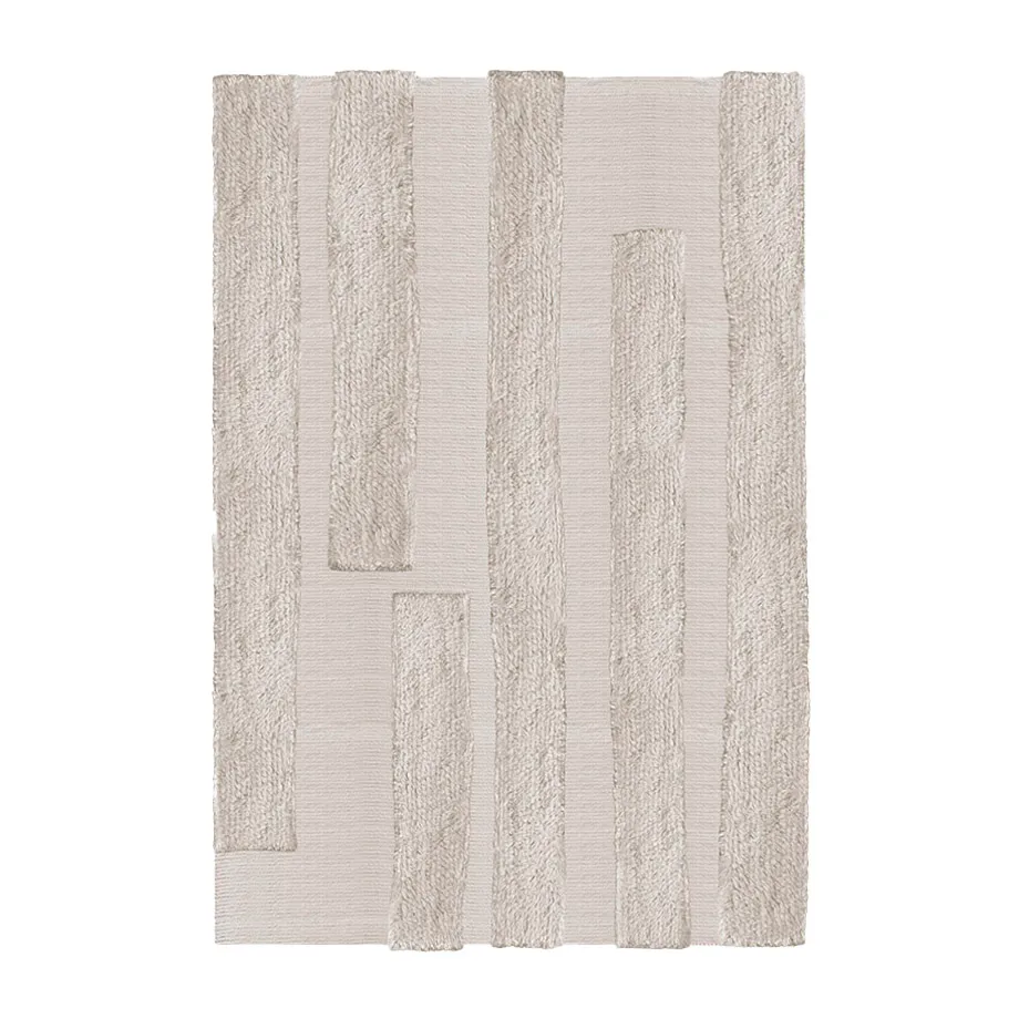 Punja 브릭스 울 러그, Sand Melange. 160x230 cm Layered | 레이어드