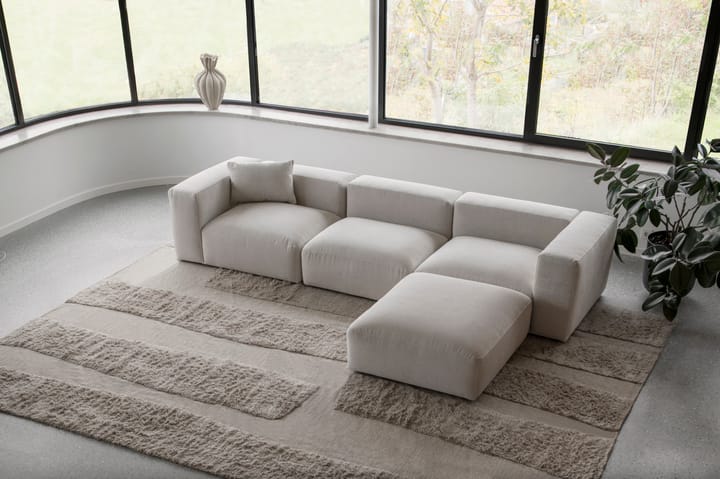 Punja 브릭스 울 러그, Sand Melange. 180x270 cm Layered | 레이어드
