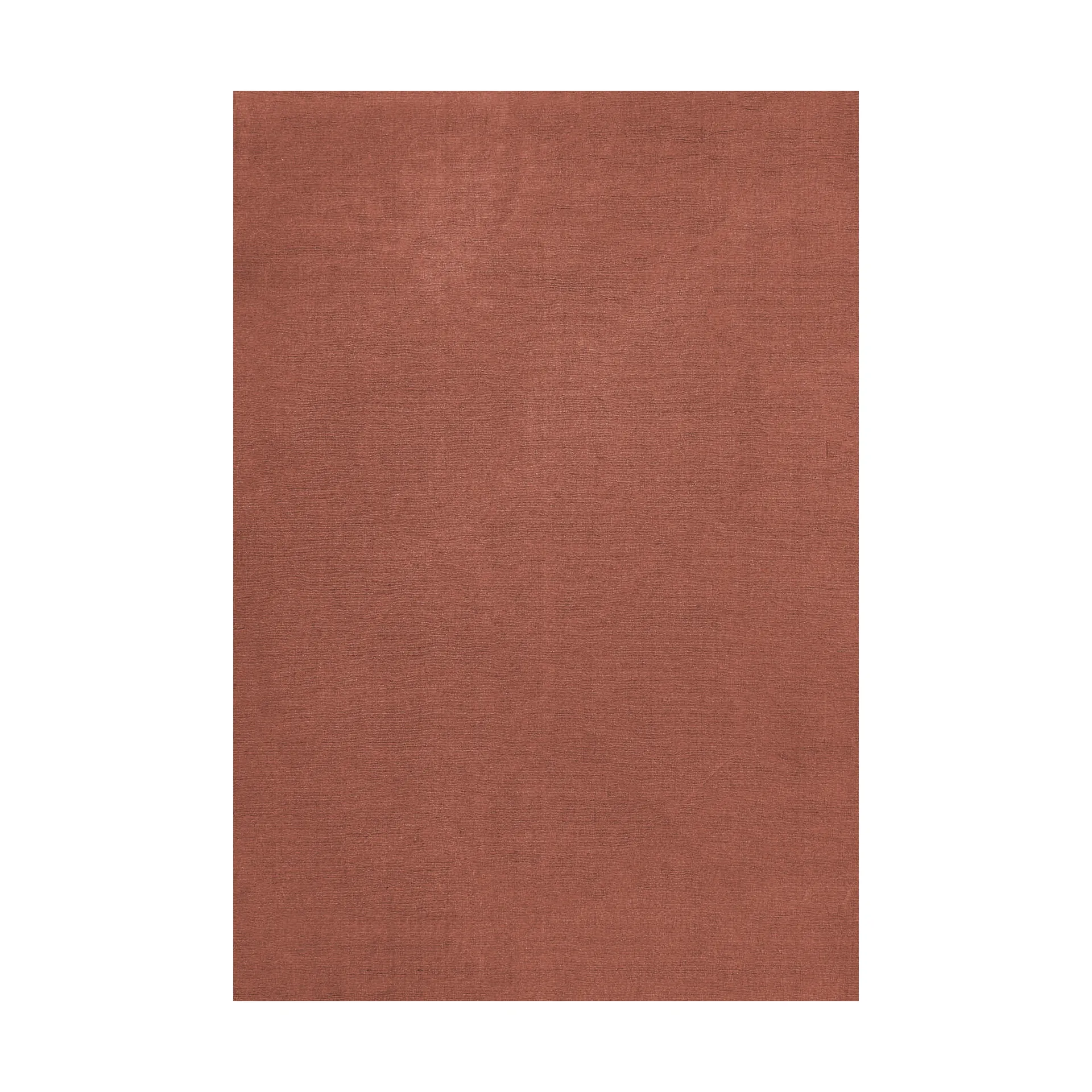 솔리드 울 울 러그, Red ochre, 180x270 cm Layered | 레이어드