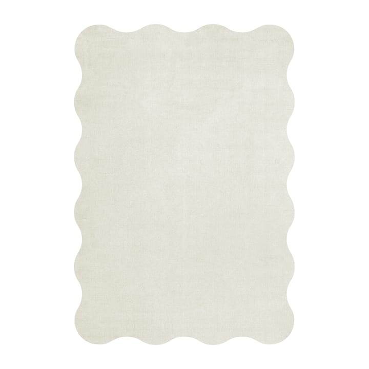 Scallop 울 러그 180x270 cm, Bone white Layered | 레이어드