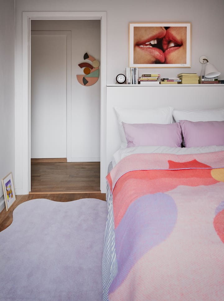 Scallop 울 러그 180x270 cm, Pink lavender Layered | 레이어드