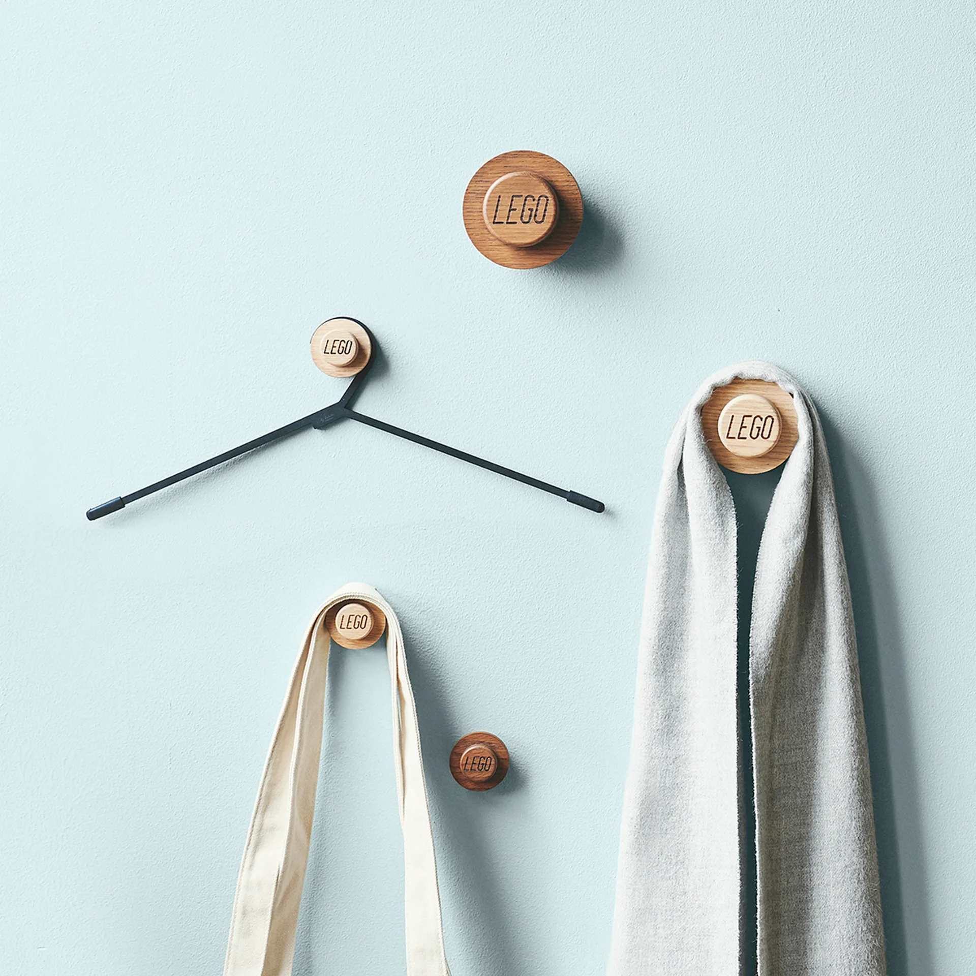 레고 우든 벽 행거 세트, Soaped oak Lego | 레고