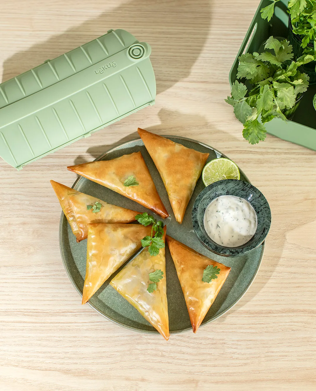 Lékué 스티머, Green, 2-pack Lékué