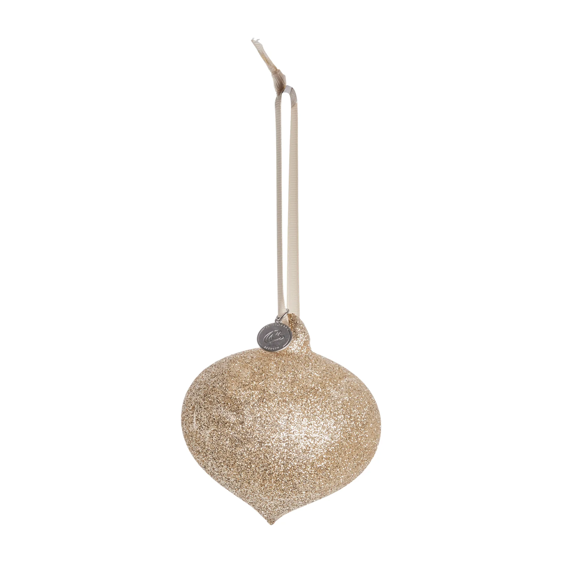 글리터리아 크리스마스 장식 Ø10 cm, light gold Lene Bjerre | 르네 비에르
