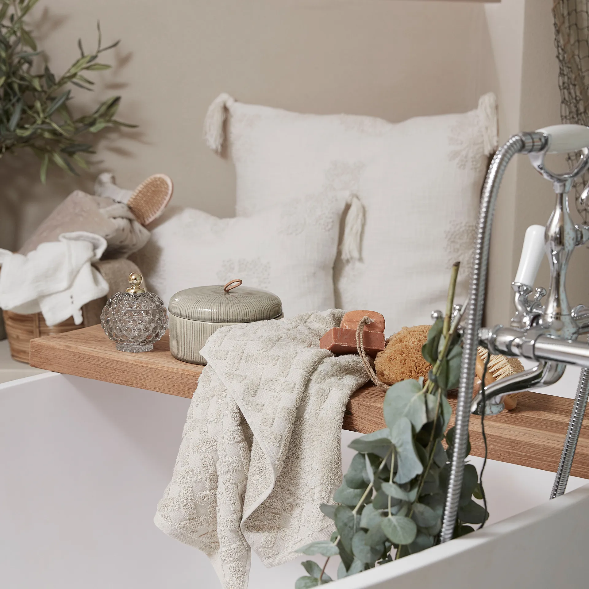 미야 보관병 & 덮개 Ø10 cm, Light grey Lene Bjerre | 르네 비에르