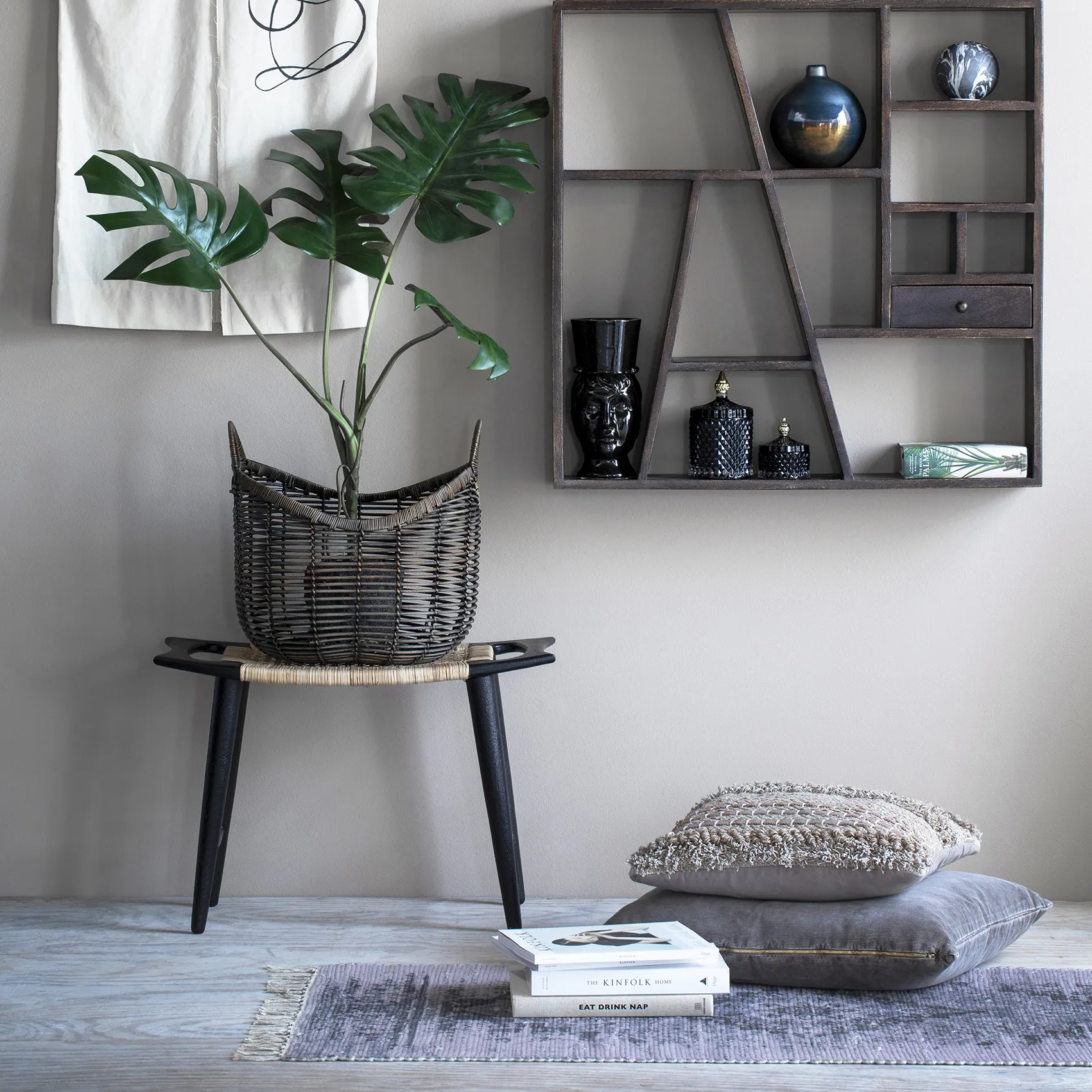 미야 덮개 있는 보관병 Ø10.5 cm, Blue Lene Bjerre | 르네 비에르