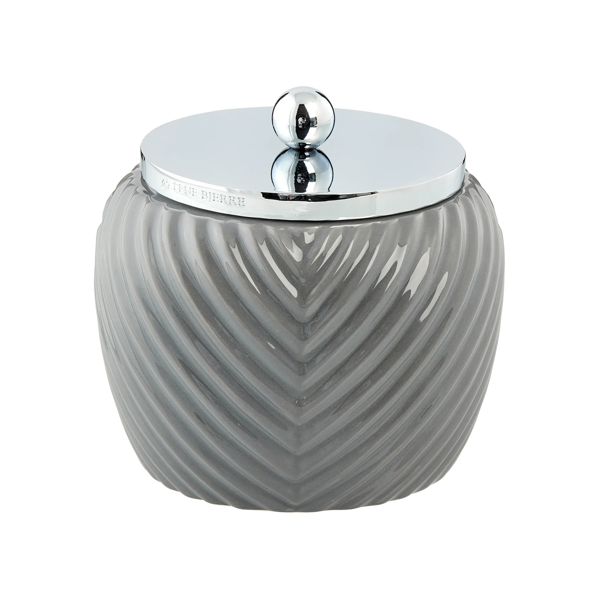 밀다 병 12 cm, Monument grey-silver Lene Bjerre | 르네 비에르