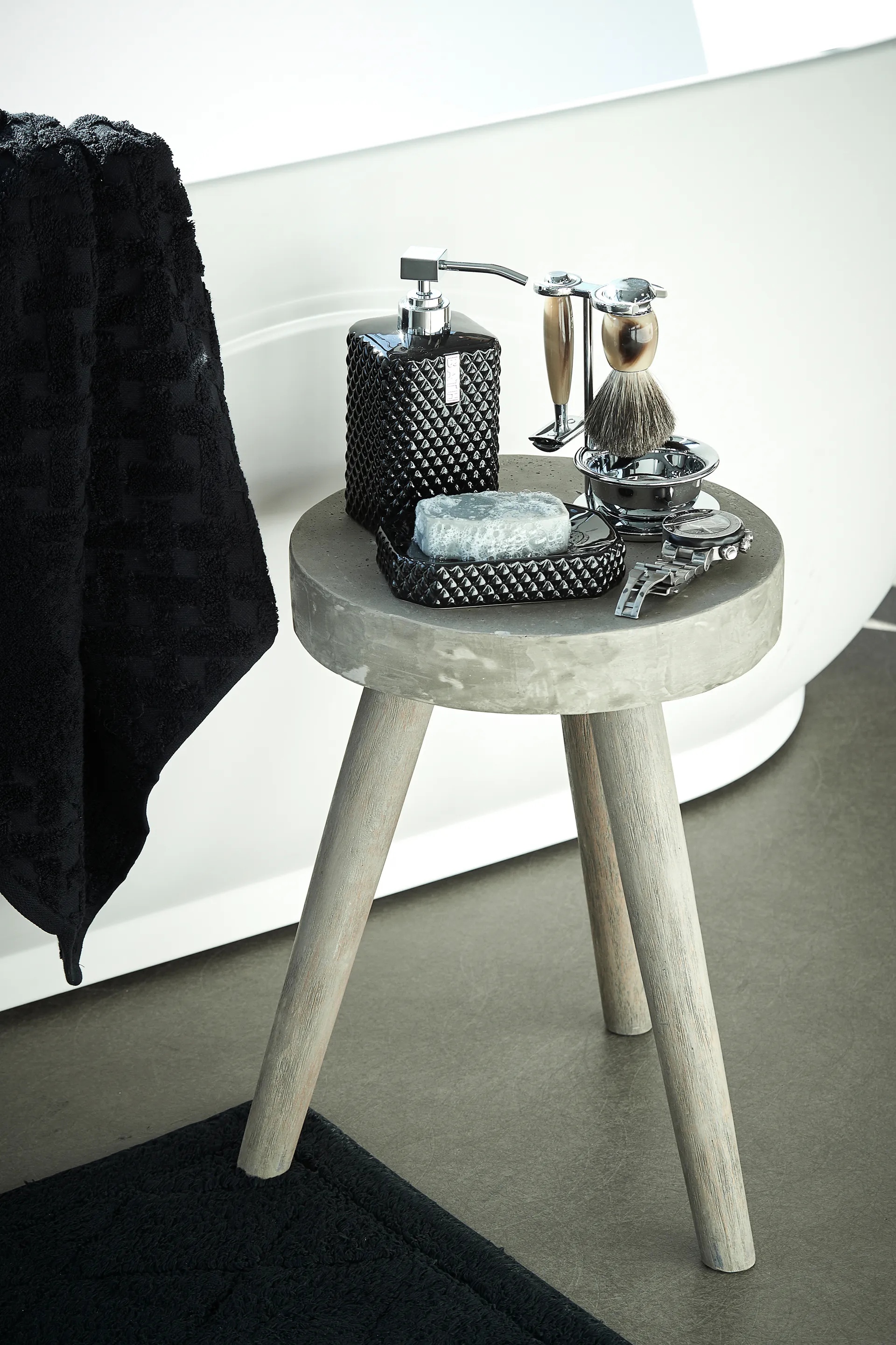 매리온 비누 받침대 13.5x9 cm, Black-silver Lene Bjerre | 르네 비에르