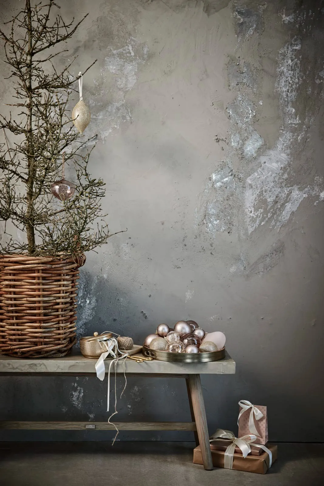 벨비티에 크리스마스 장식 14 cm, 라이트 골드 Lene Bjerre | 르네 비에르