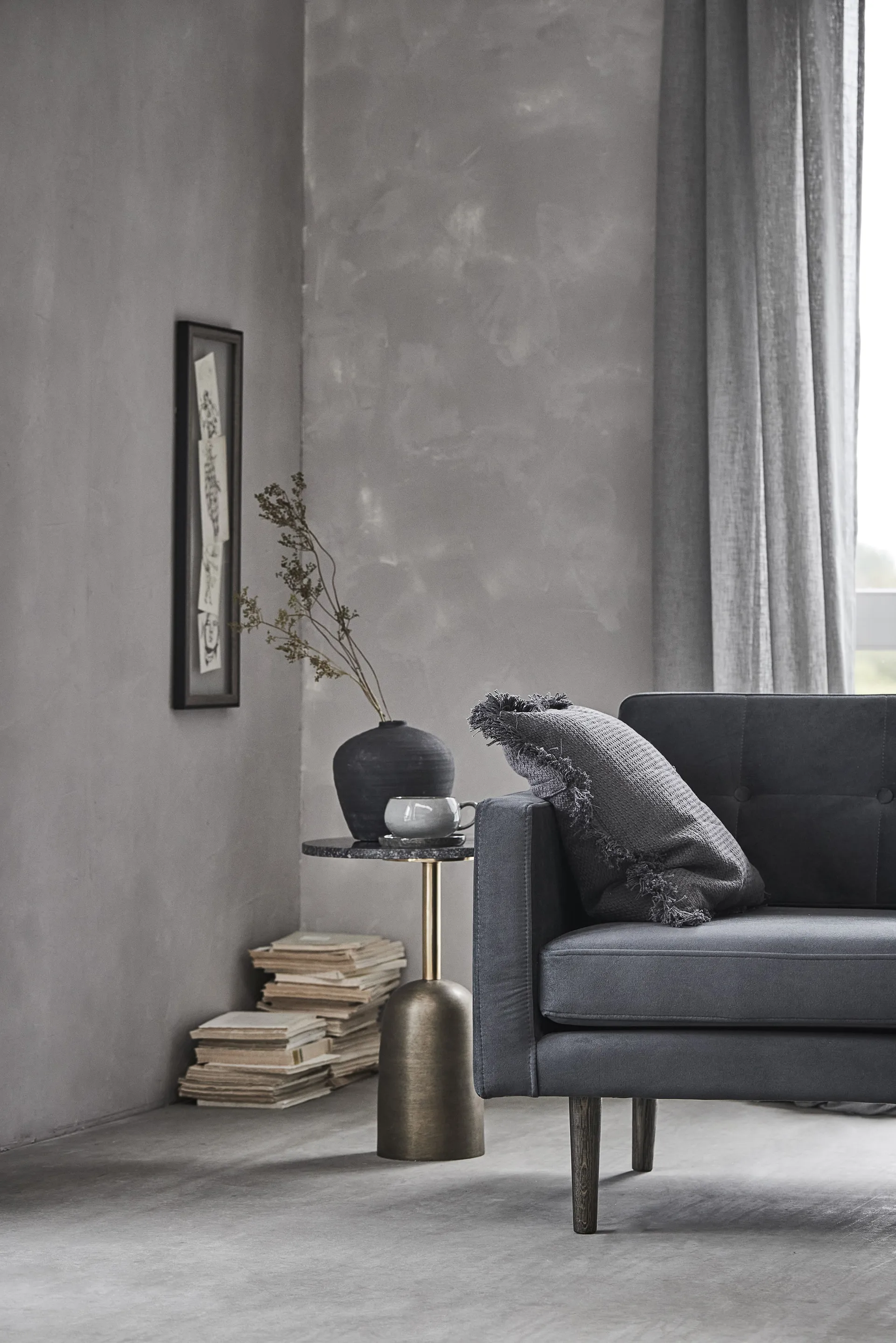 카티아 화병 20 cm, Black Lene Bjerre | 르네 비에르