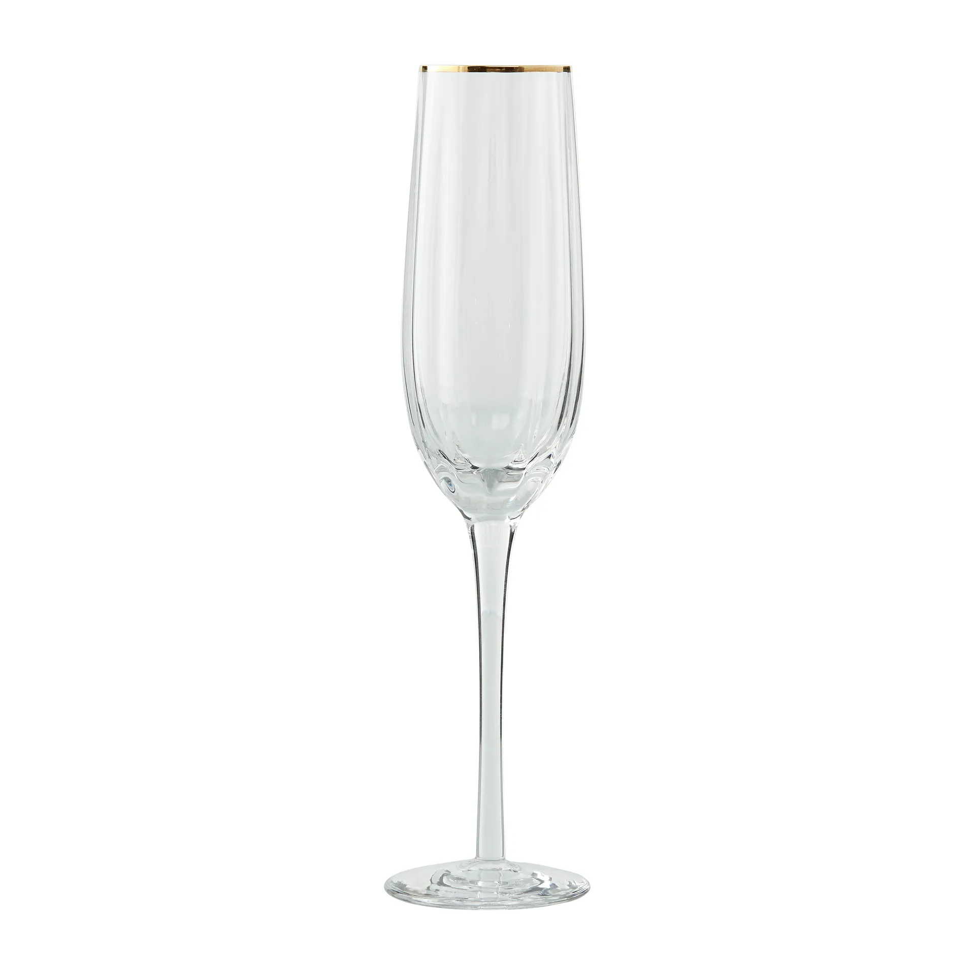 클라우다인 샴페인 글라스 23.5 cl, Clear-light gold Lene Bjerre | 르네 비에르