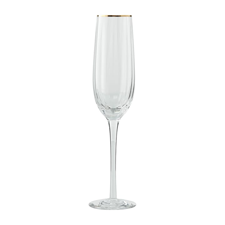 클라우다인 샴페인 글라스 23.5 cl - Clear-light gold - Lene Bjerre | 르네 비에르