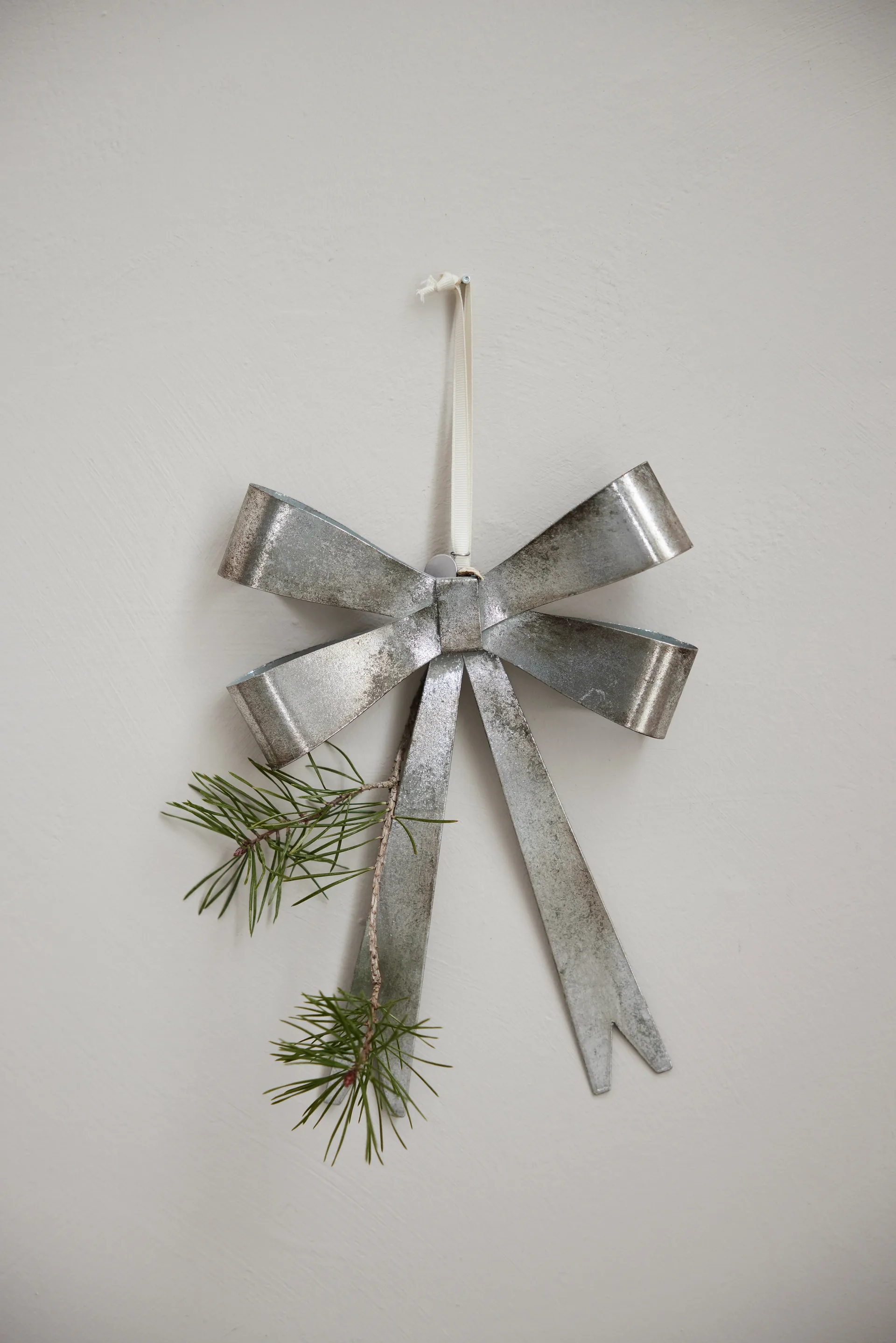 미시아 리본 장식 펜던트 25 cm, Silver Lene Bjerre | 르네 비에르