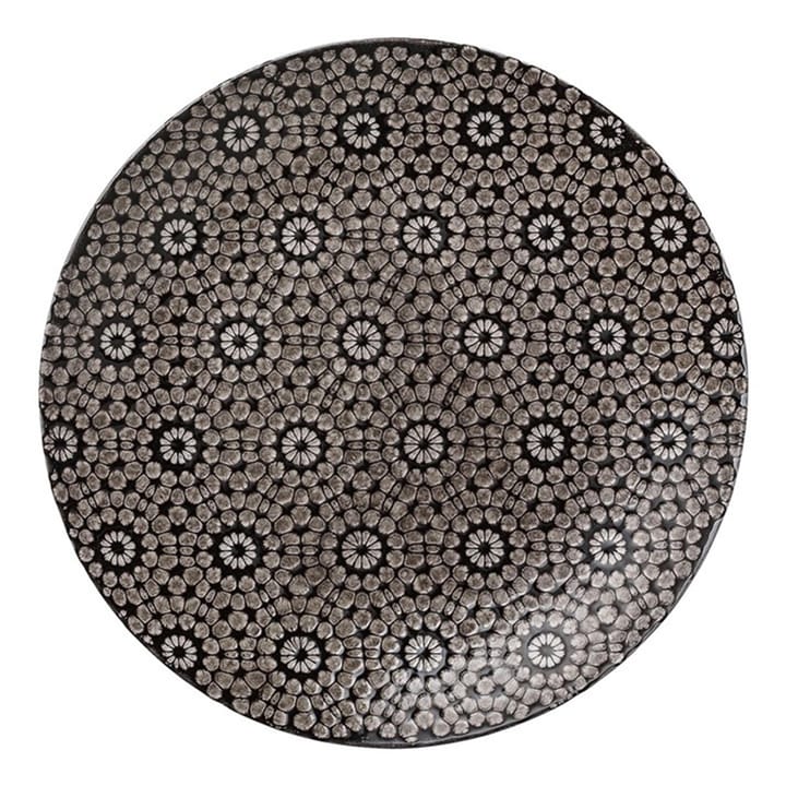 아벨라 패턴 접시 Ø 27 cm - black - Lene Bjerre | 르네 비에르