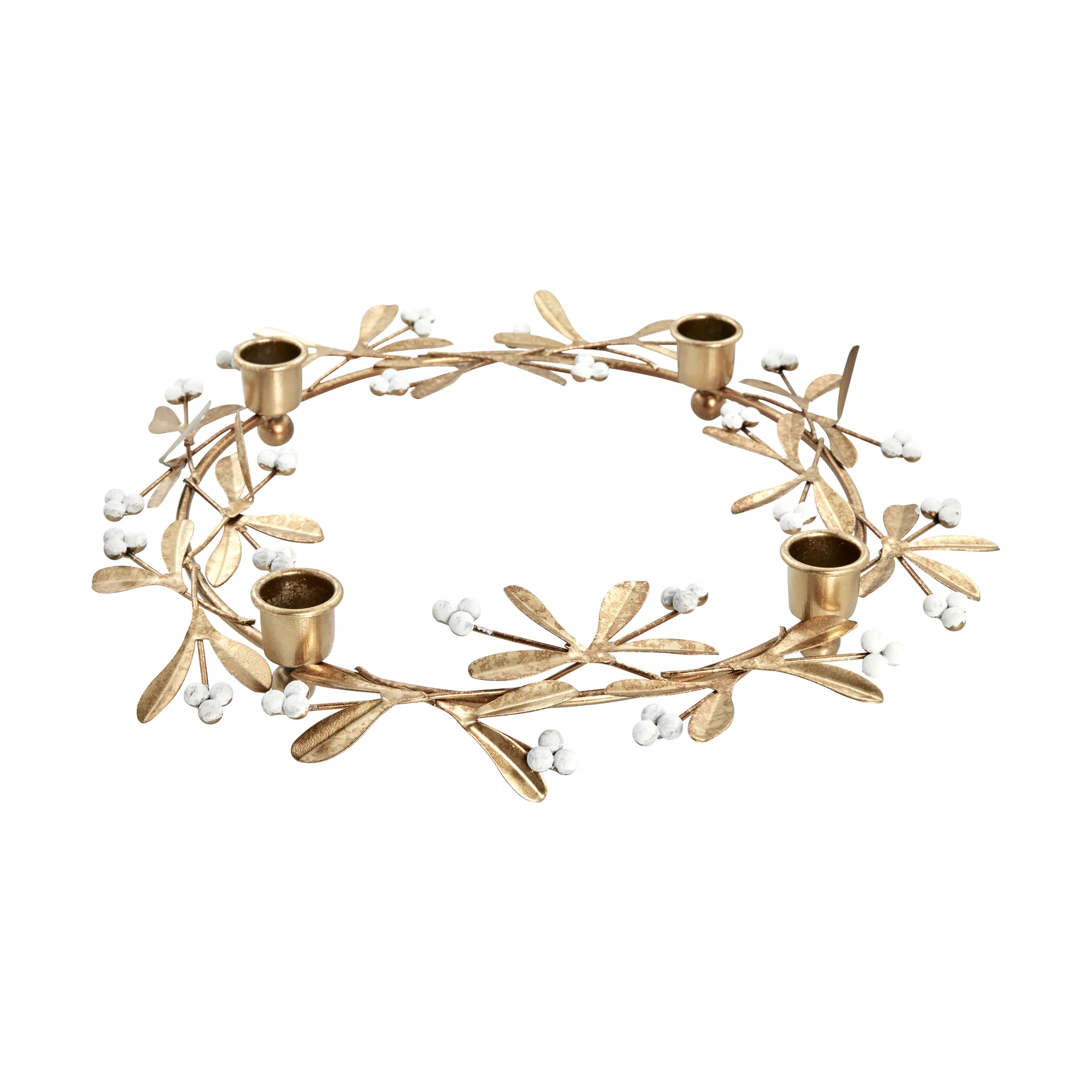 미시아 대림절 캔들 홀더 Ø33 cm, Light gold Lene Bjerre | 르네 비에르