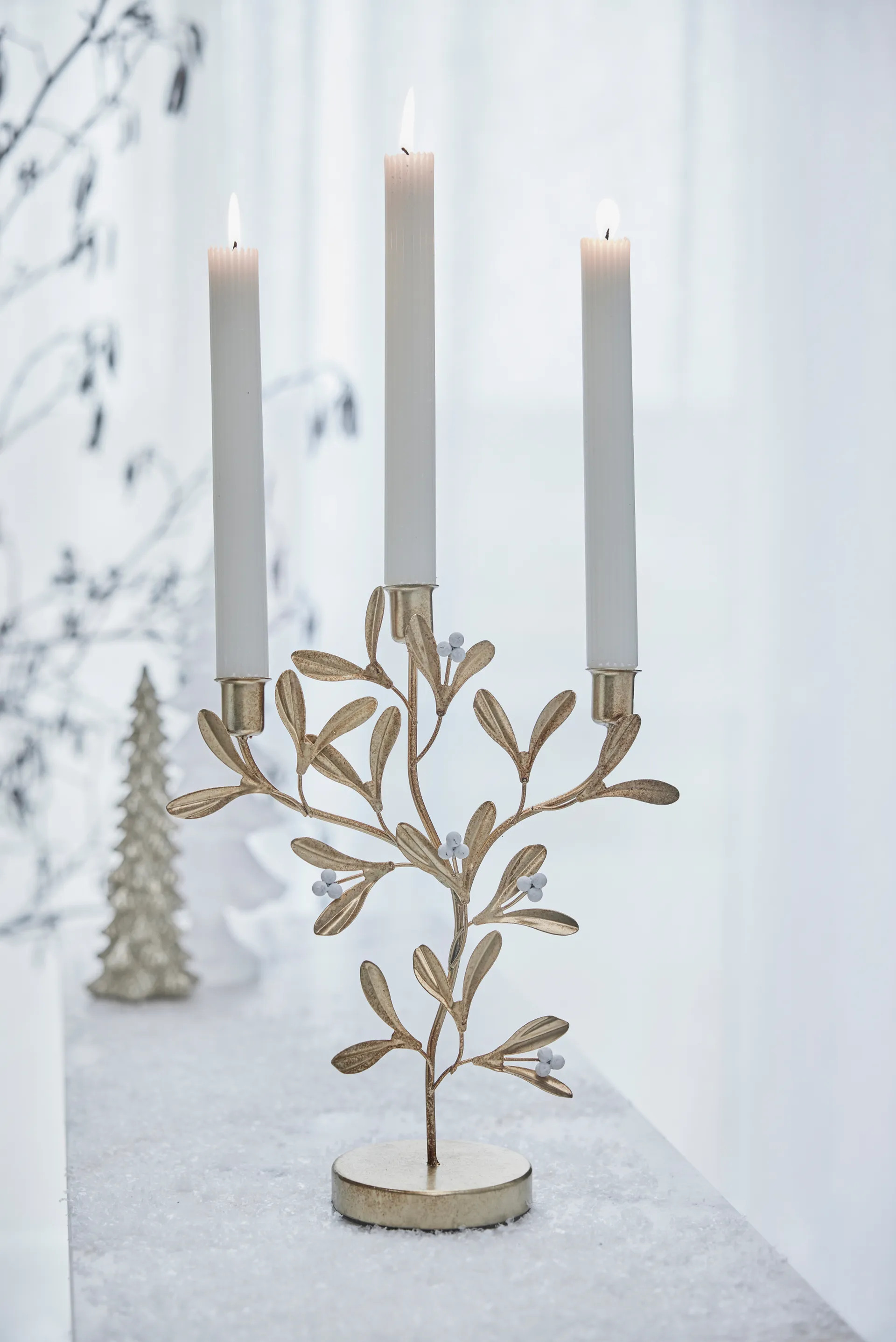 미시아 캔들 스틱 34 cm, Light gold Lene Bjerre | 르네 비에르