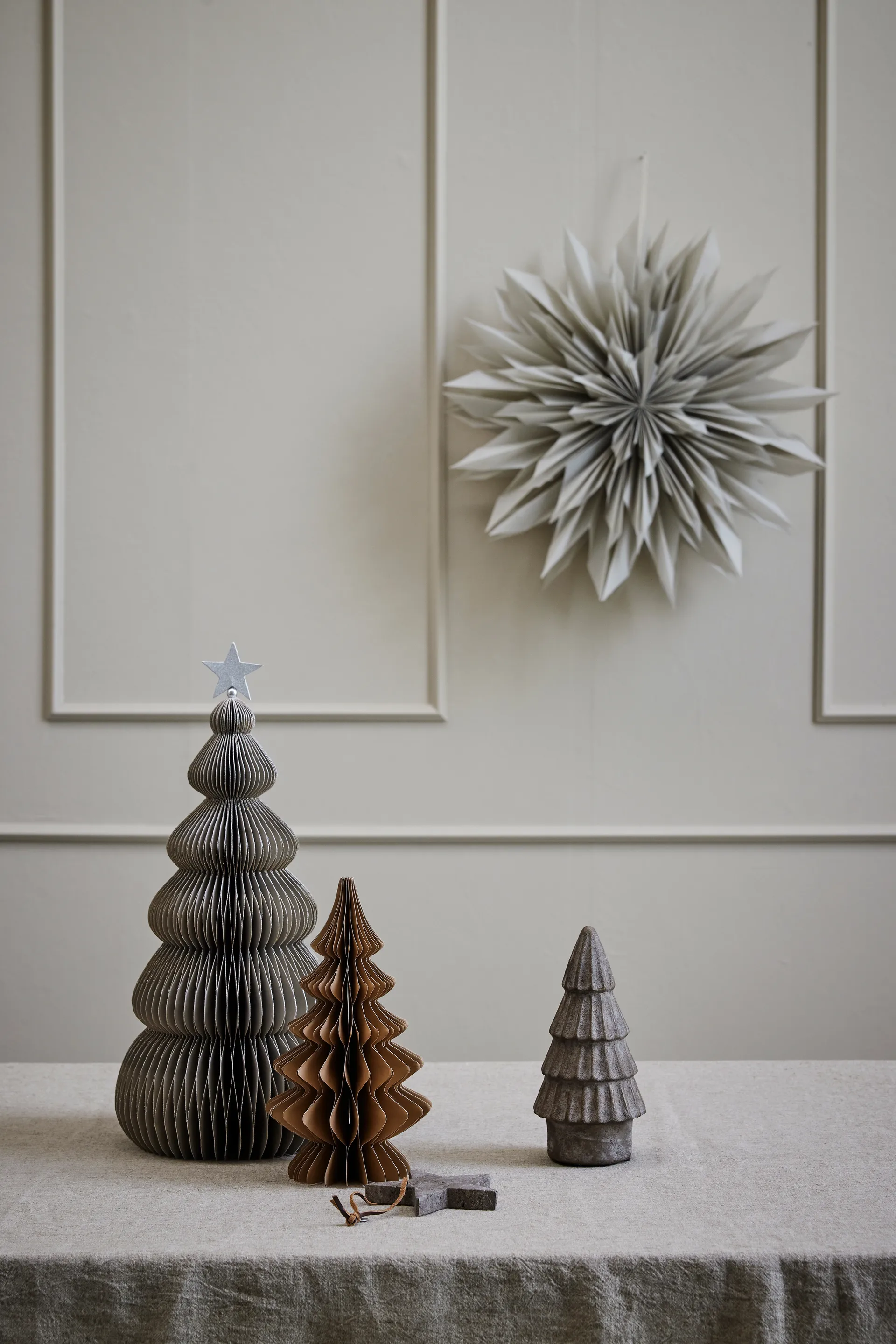 팔리시아 장식 별 Ø40 cm, Light grey Lene Bjerre | 르네 비에르