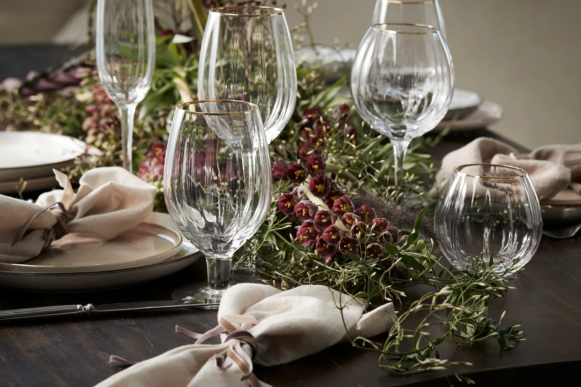 클라우다인 맥주 글라스 58 cl, Clear-light gold Lene Bjerre | 르네 비에르