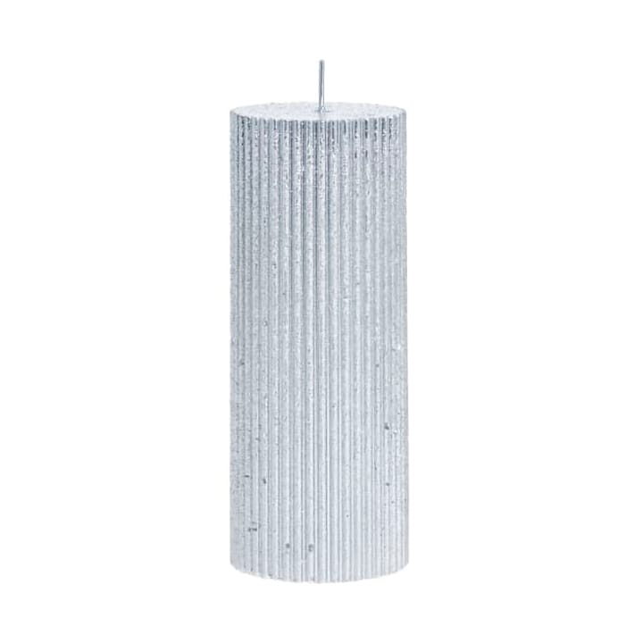 리사 캔들 Ø6x15 cm - Silver - Lene Bjerre | 르네 비에르