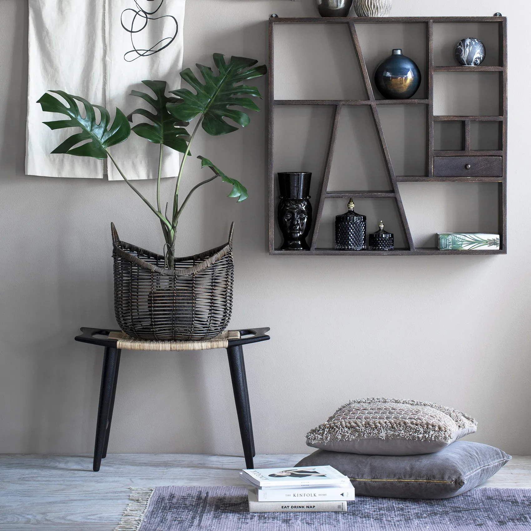 미야 덮개 있는 보관병 Ø8.5 cm, Blue Lene Bjerre | 르네 비에르