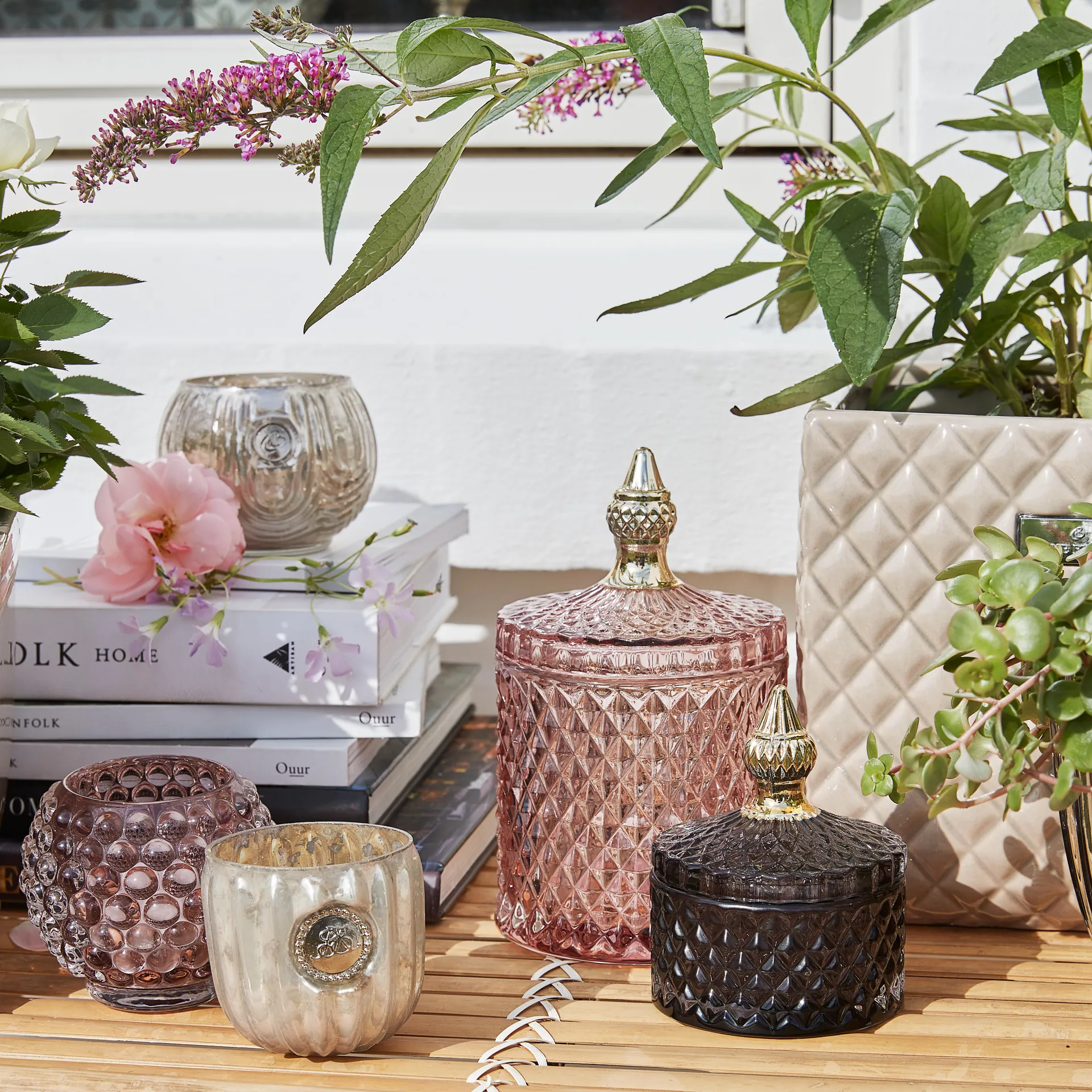 미야 덮개 있는 보관병 Ø8.5 cm, Dark grey Lene Bjerre | 르네 비에르