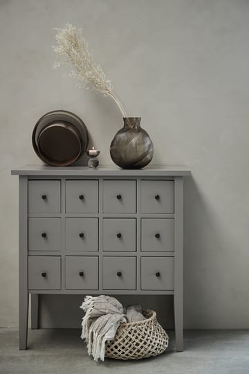 실마 캔들스틱 라운드 8.5 cm - Dark grey - Lene Bjerre | 르네 비에르