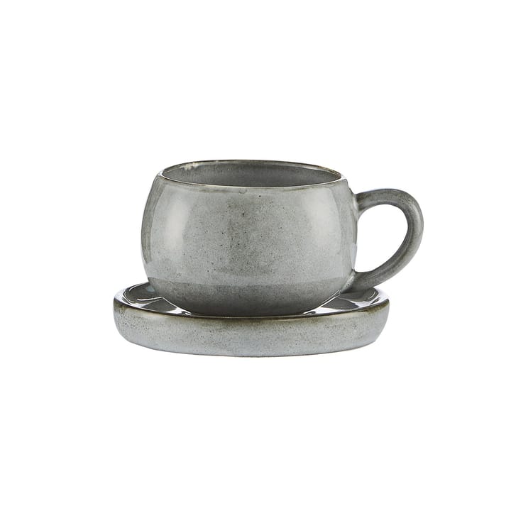 Amera 에스프레소 컵 (소서 포함) - grey - Lene Bjerre | 르네 비에르