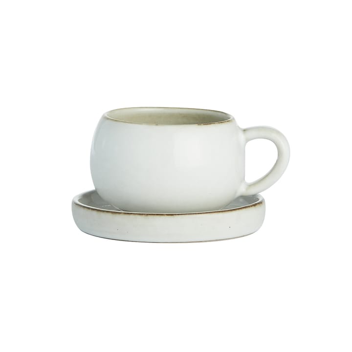 Amera 에스프레소 컵 (소서 포함) - white sands - Lene Bjerre | 르네 비에르