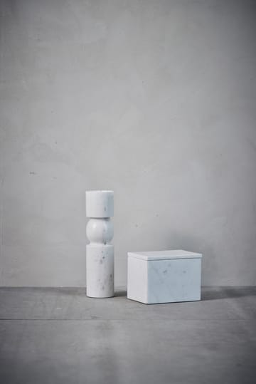 Ellia 수납 박스 마블 16.5x11.5 cm - White - Lene Bjerre | 르네 비에르
