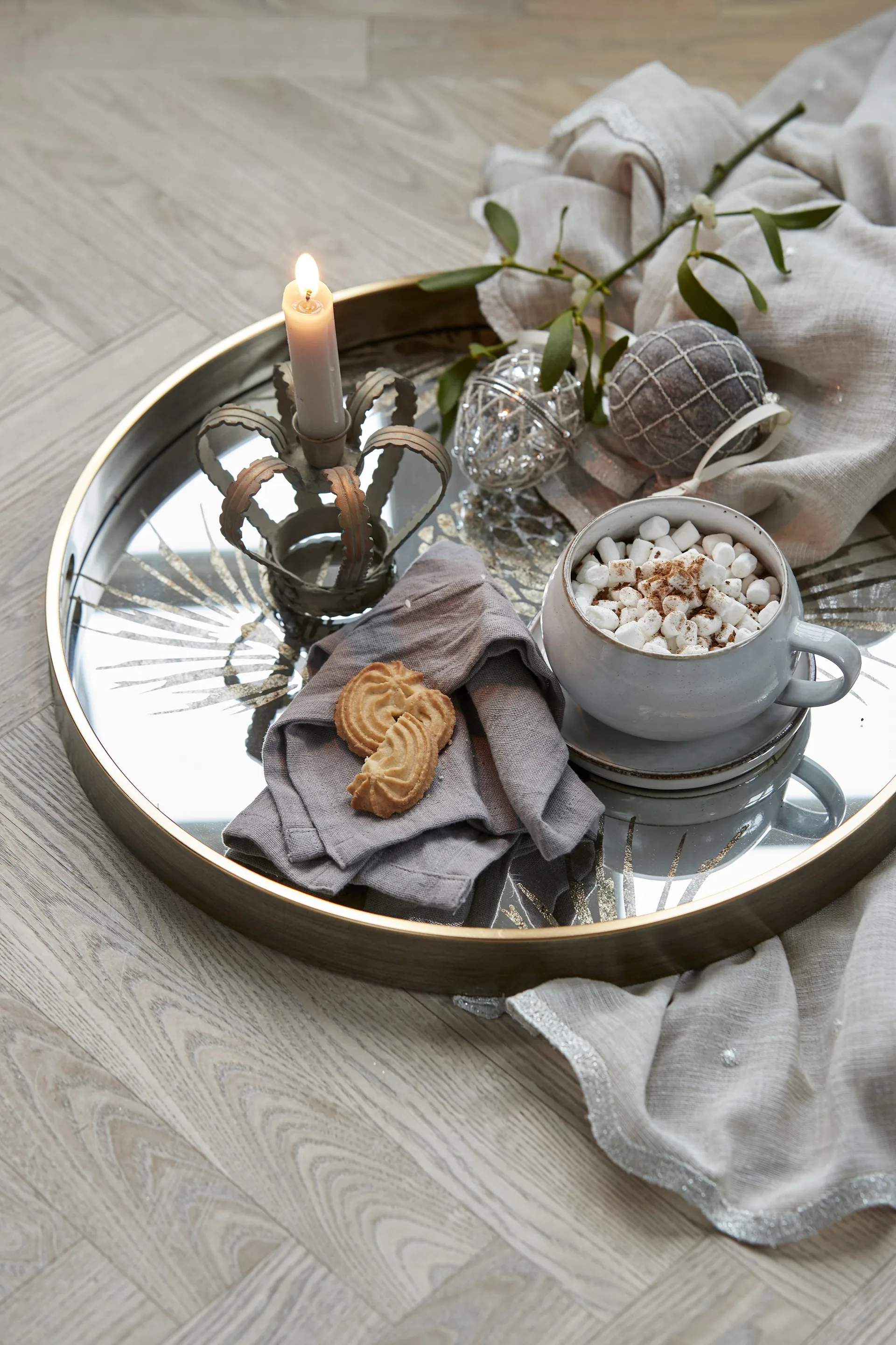 Norille 크리스마스 바우블 루틱 Ø8 cm, Antique brown Lene Bjerre | 르네 비에르