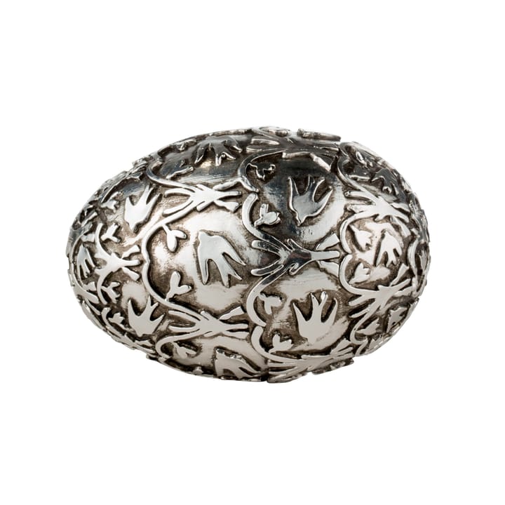 Semina 장식용 에그 6 cm - antique silver - Lene Bjerre | 르네 비에르