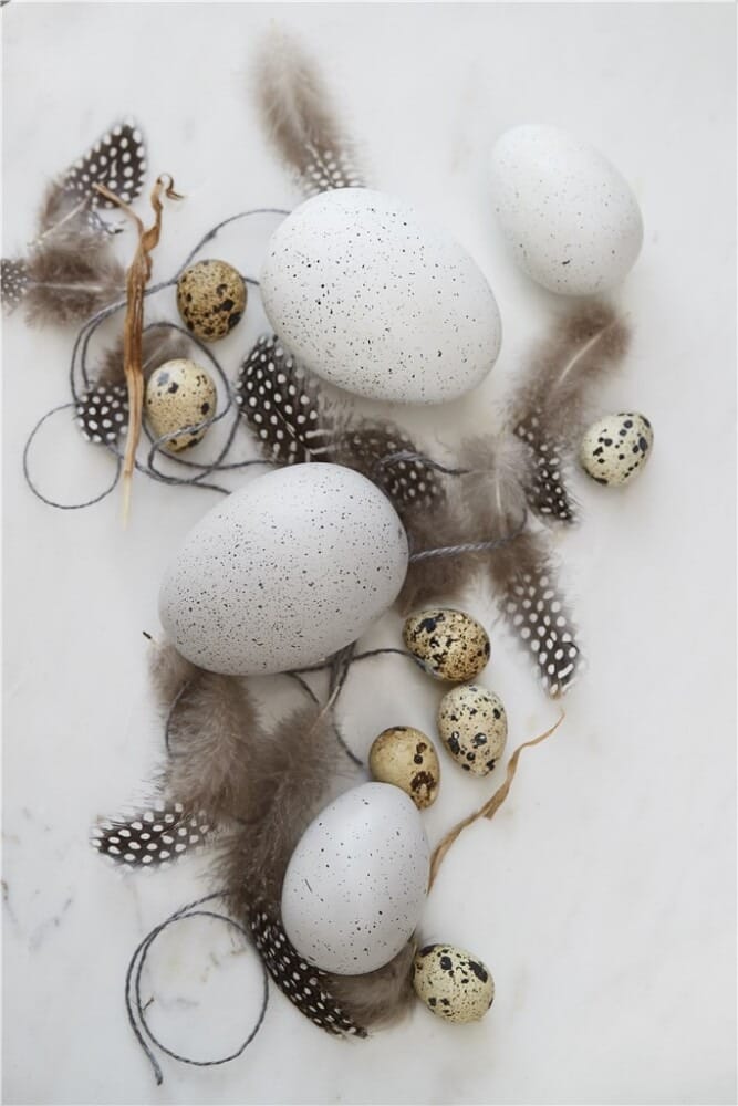 Sevinia 장식용 에그 4.5 cm, White Lene Bjerre | 르네 비에르