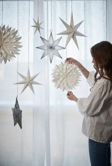 파피아 snowflake 30 cm - white - Lene Bjerre | 르네 비에르