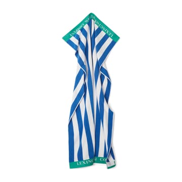 스트라이프 코튼 테리 비치 타월 100x180 cm - Blue-white-green - Lexington | 렉싱턴
