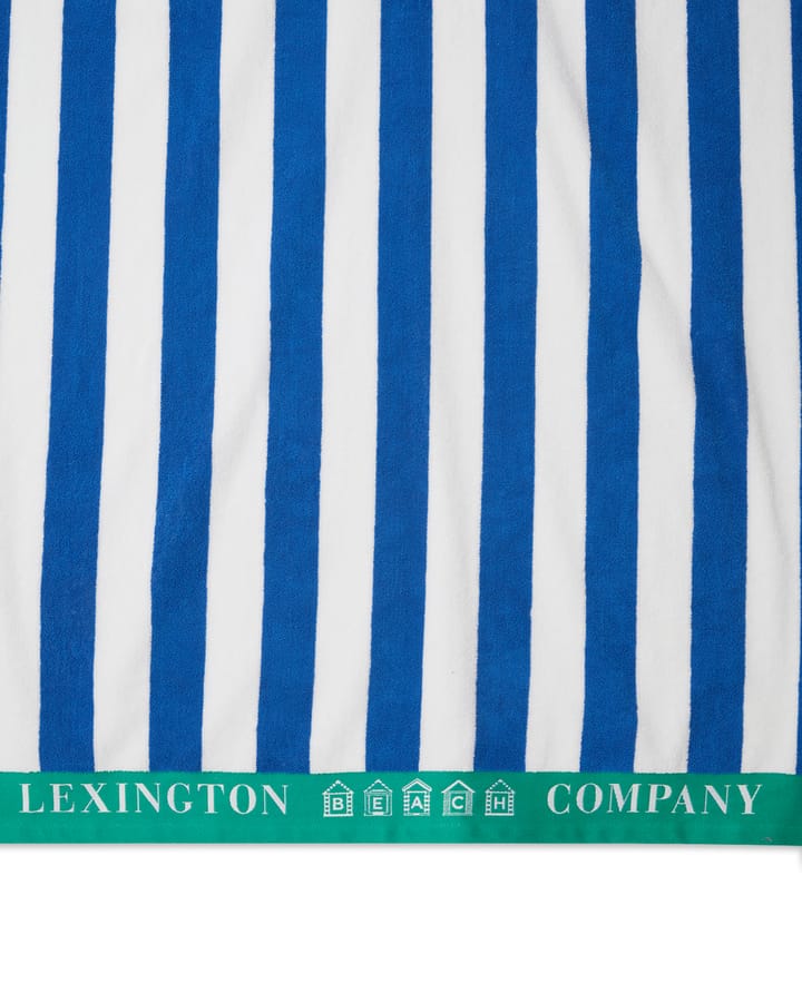 스트라이프 코튼 테리 비치 타월 100x180 cm, Blue-white-green Lexington | 렉싱턴