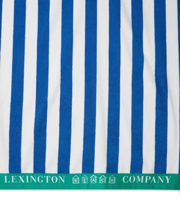 스트라이프 코튼 테리 비치 타월 100x180 cm - Blue-white-green - Lexington | 렉싱턴