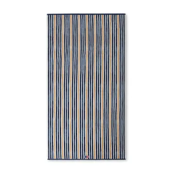 스트라이프 코튼 벨루어 바스 타올 100x180 cm - Blue-white-oat - Lexington | 렉싱턴