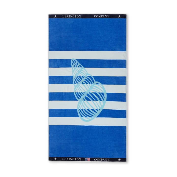 그래픽 코튼 벨루어 바스 타올 100x180 cm, Blue-white Lexington | 렉싱턴