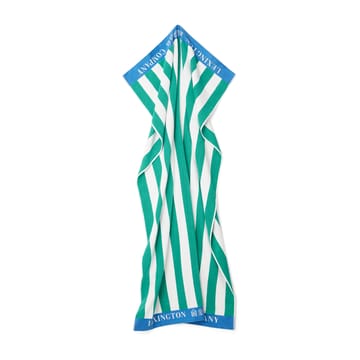 스트라이프 코튼 테리 비치 타월 100x180 cm - Green-blue-white - Lexington | 렉싱턴