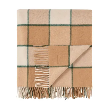 체크 리사이클 울 스로우 130x170 cm - Beige-light beige-green - Lexington | 렉싱턴