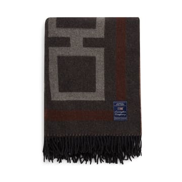 그래픽 울 스로우 130x170 cm - Dark grey-white-brown - Lexington | 렉싱턴
