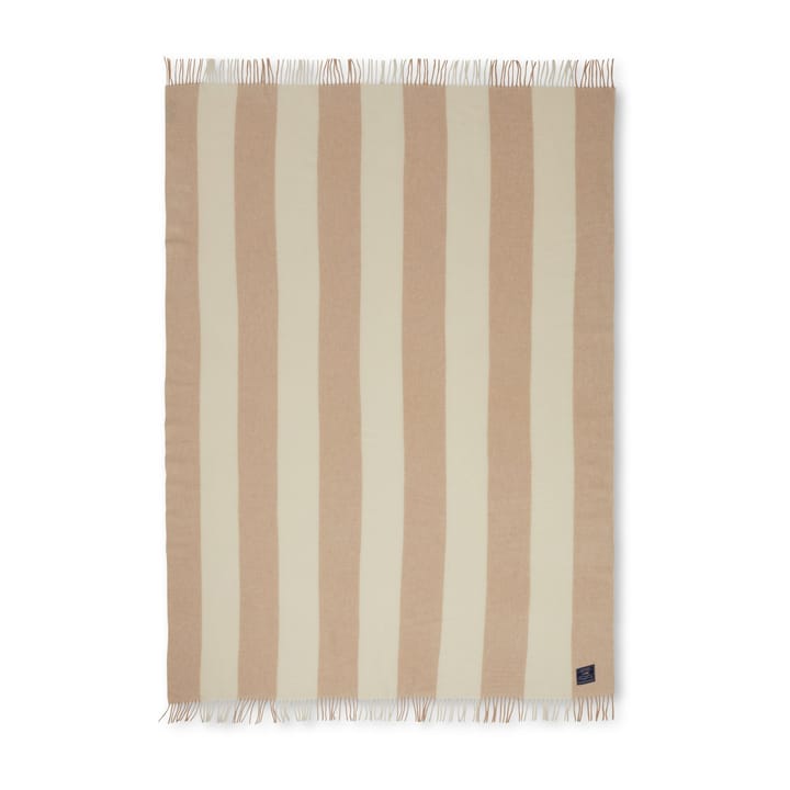 블록 스트라이프 리사이클 울 스로우 130x170 cm, Oat-White Lexington | 렉싱턴