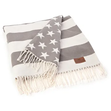 아이콘스 플래그 스로우 130x170 cm - white-grey - Lexington | 렉싱턴