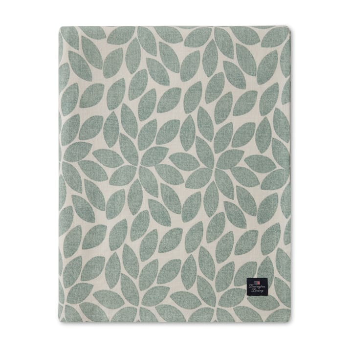 프린티드 리브스 테이블 클로스 150x250 cm - Green - Lexington | 렉싱턴