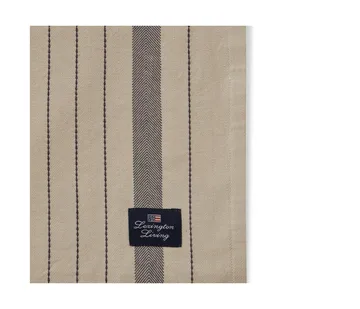 스트라이프 오가닉 코튼 테이블클로스 150x350 cm - Beige-dark grey - Lexington | 렉싱턴